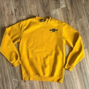 Chemistry Men’s Crewneck Sweater in Bright Yellow